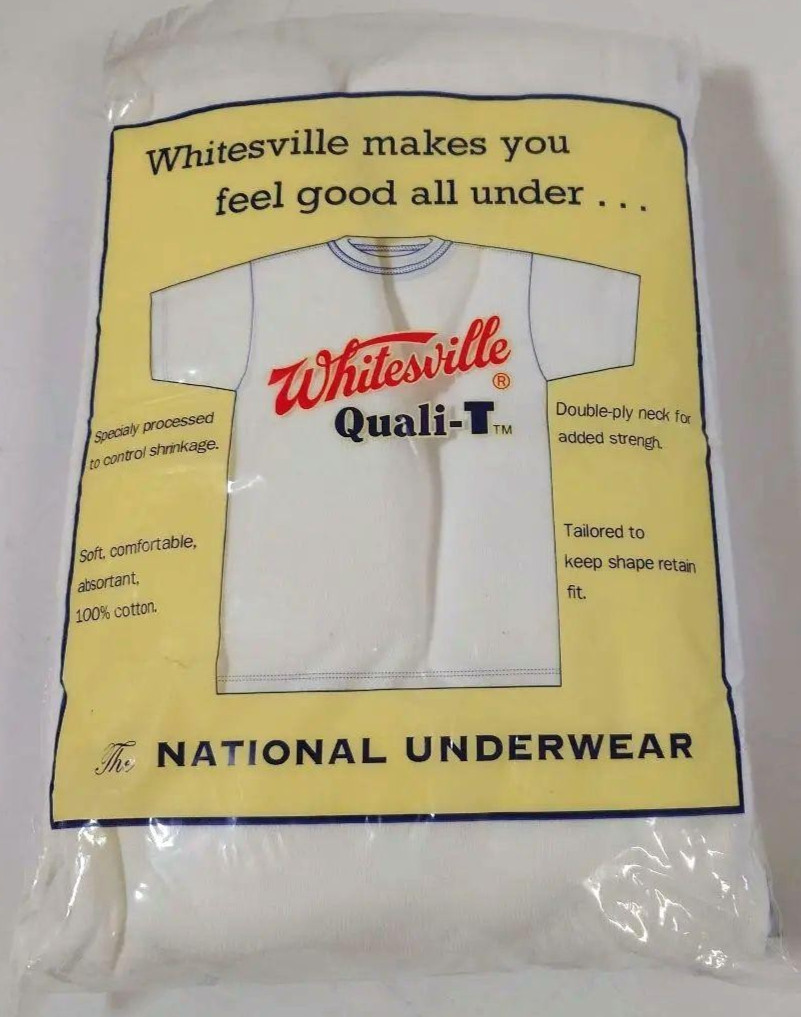 Whitesville WV73544 2-PACK T-SHIRT OFF-WHITE Size XL Men's JAPAN NEW gallery