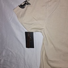 NWT CR‑24 Chrome Edge Textured Doberman Graphic Tee Beige Men’s 2XL