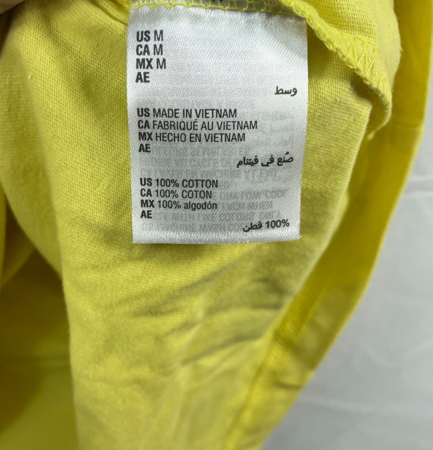 International Concepts Shirt Mens size Medium Yellow Zipper Short Sleeve New gallery