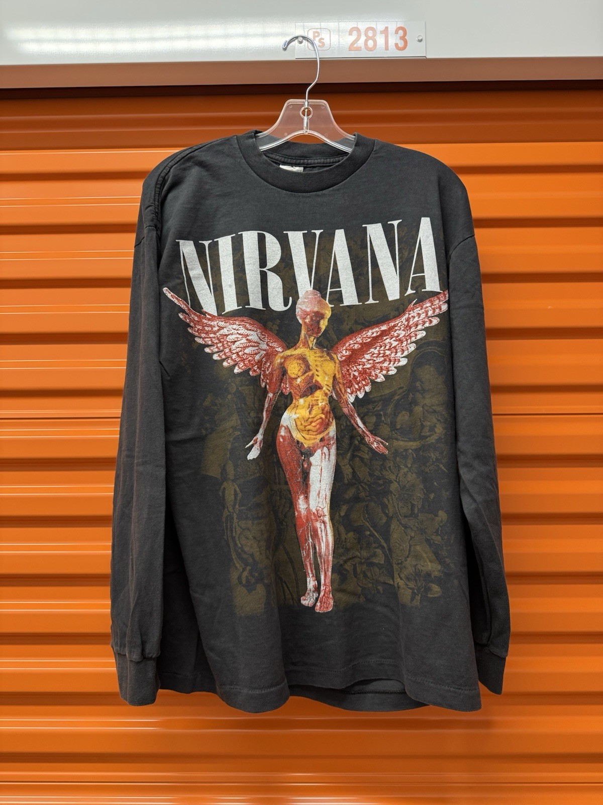 Nirvana In Utero Band Vintage Reprint Long Sleeve T-shirt Single Stitch Sz Large gallery