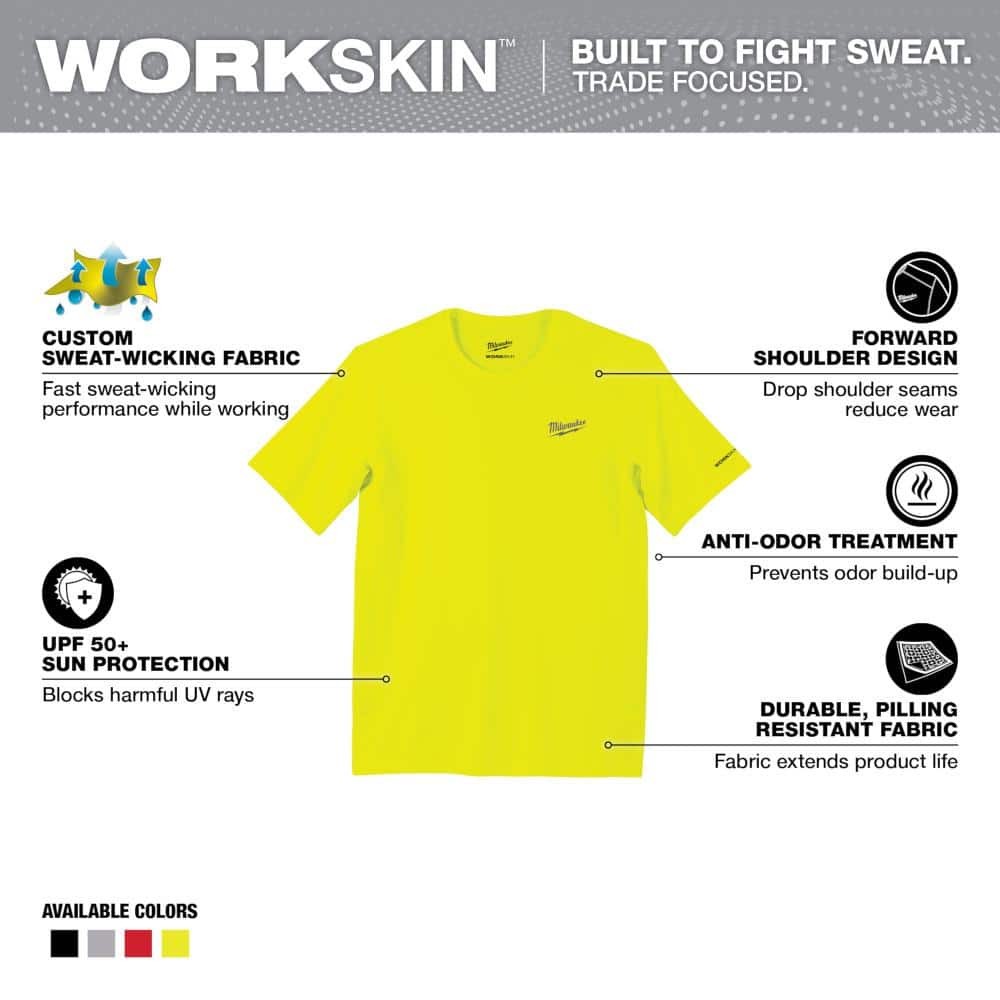 Milwaukee Gen II Men's Medium Hi-Vis Lightweight Performance T-Shirt gallery