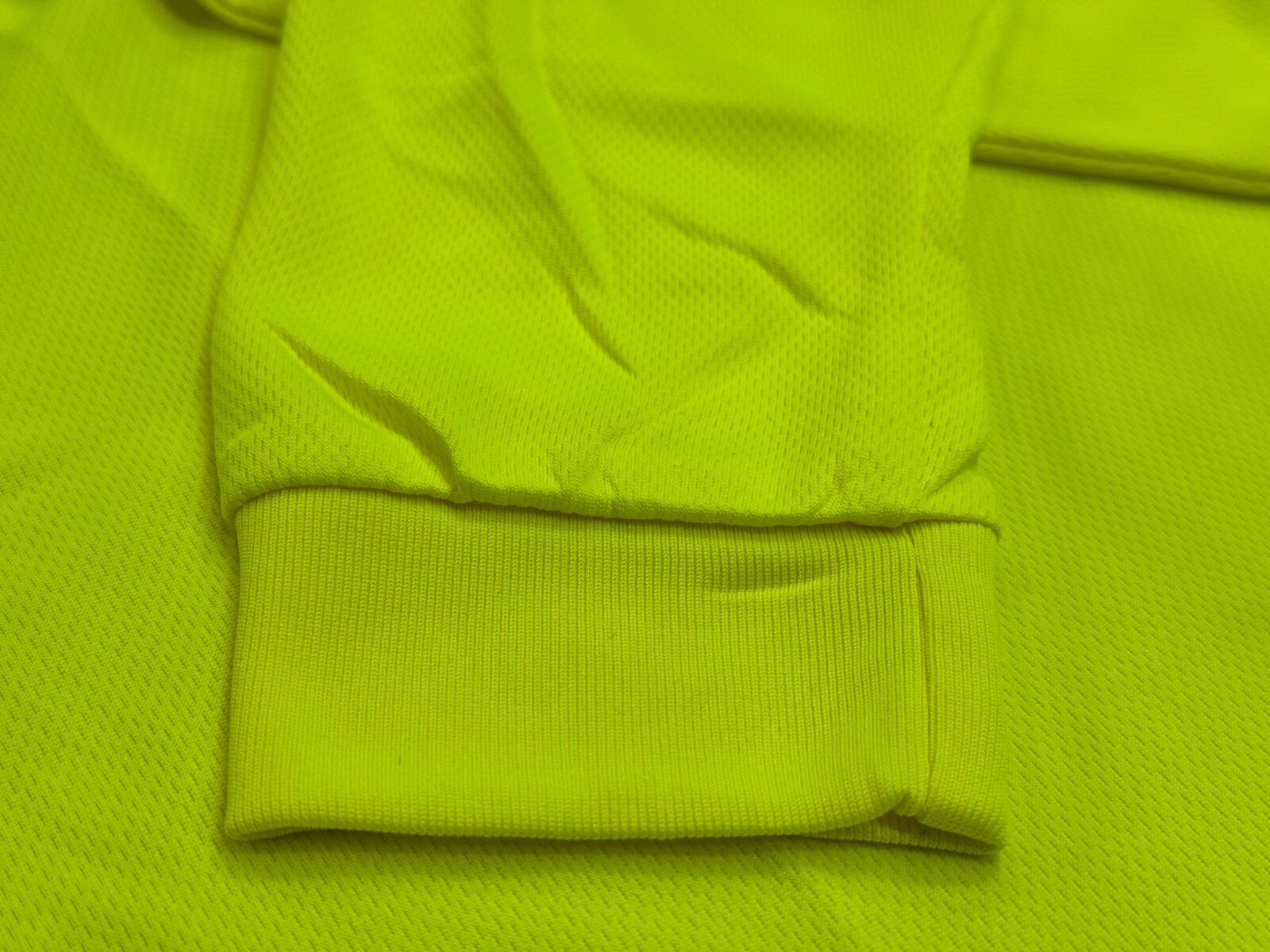 DRI-FIT Performance Long Sleeve T-Shirts, UPF 50+ Sun Protection Safety Green gallery