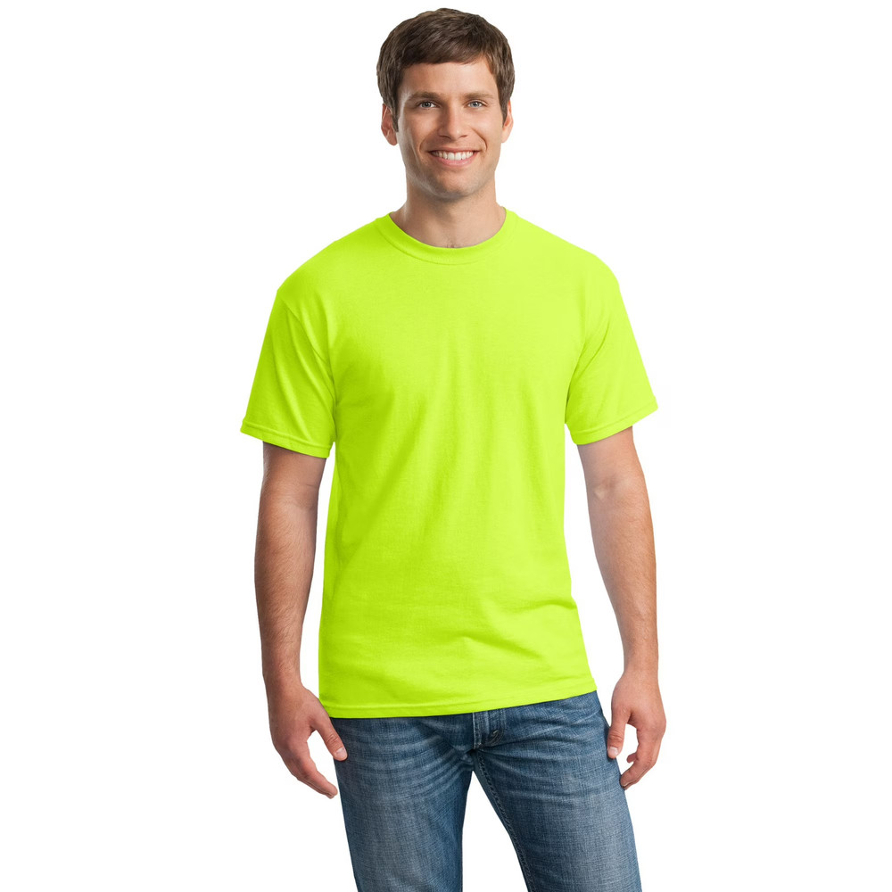 High Visibility Safety T-Shirts | Gildan Heavy Cotton Hi Vis T-Shirt for Comfort