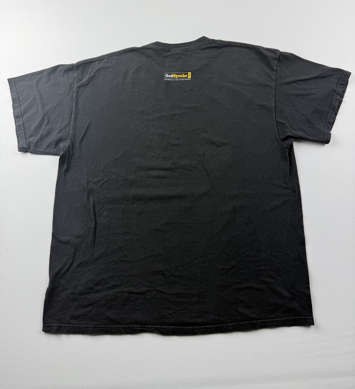 Vintage 1999 Delta Shirt Mens 2XL Black GodSpeaks Best Seller Tee Christian gallery