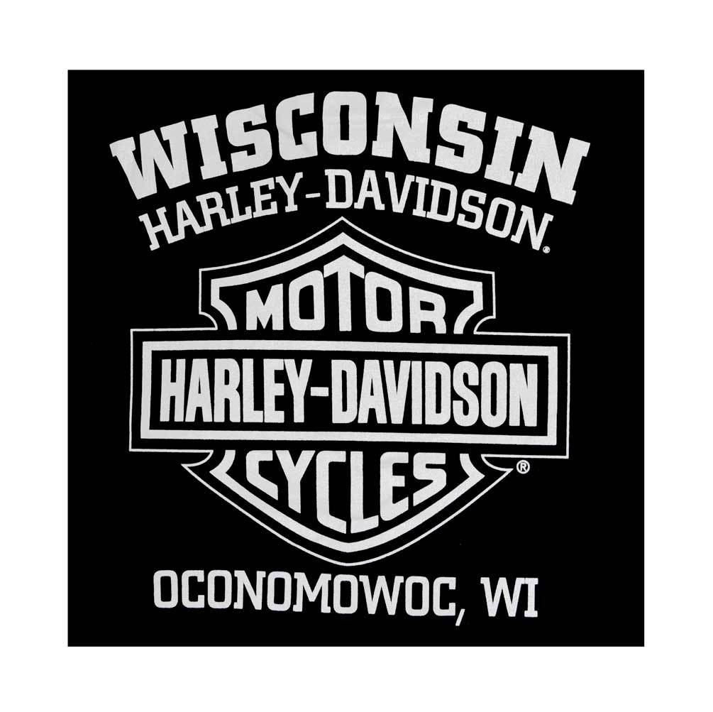 Harley-Davidson Men's Shirt, Heritage H-D Script Long Sleeve, Black 30296633 gallery
