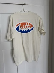Kith Men’s Split Logo Short Sleeve Graphic Tee Spring/Summer 2025 – Silk – Large
