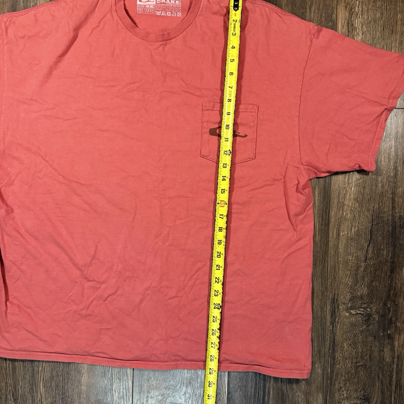 Drake Men’s T-Shirt Size 3X, Pink gallery
