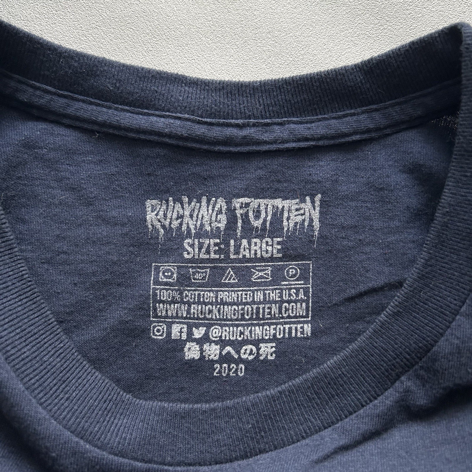 Rucking Fotten 30 Days of Night Movie Horror Blue Graphic T-Shirt Size L gallery