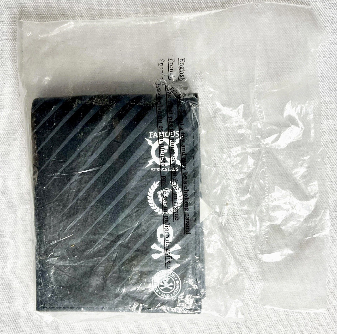 Famous Stars And Straps Black Racing Skull Wallet NWT Travis Barker Blink 182 gallery