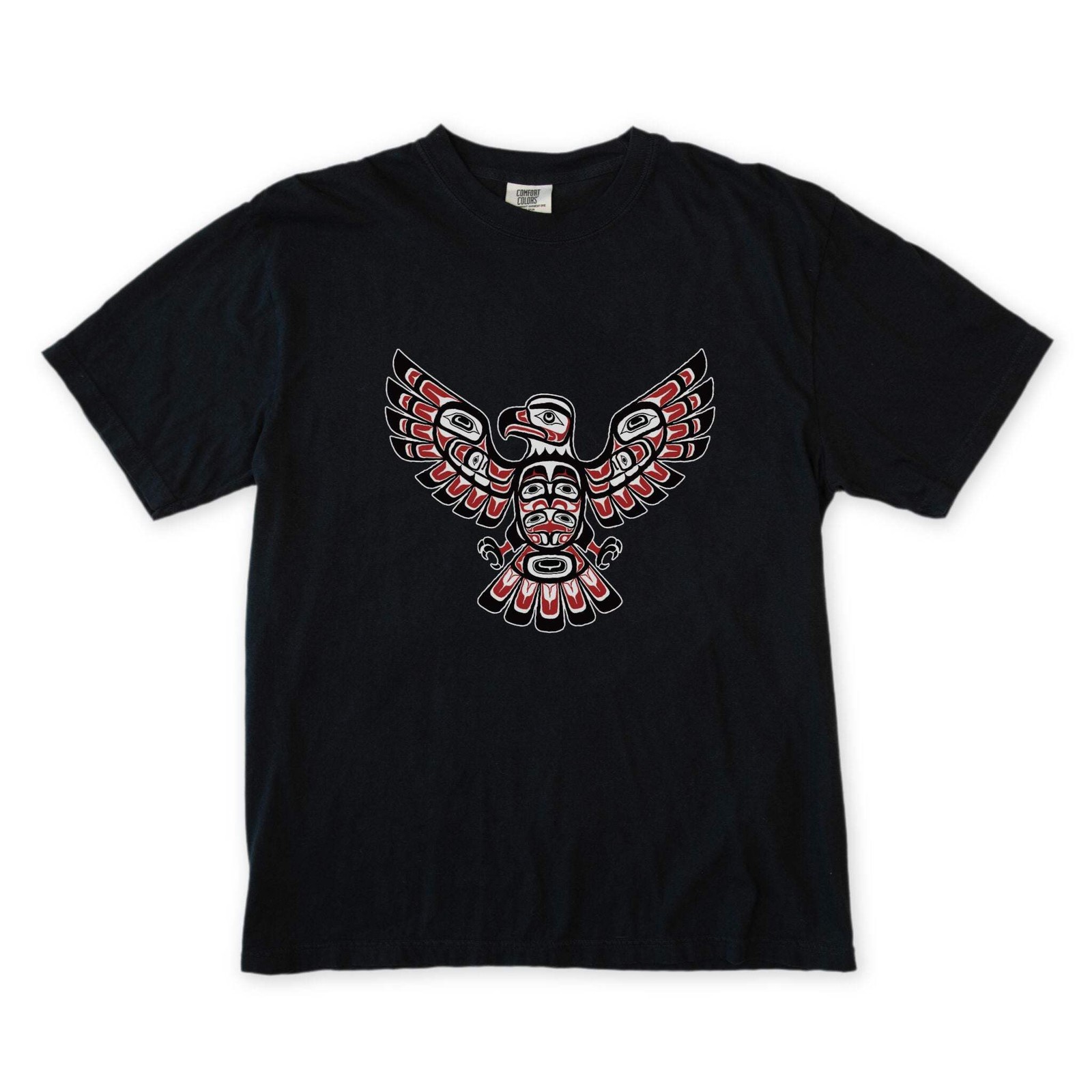 Haida Eagle Formline Art T-Shirt | Indigenous Northwest Coast Graphic Tee Tshirt gallery