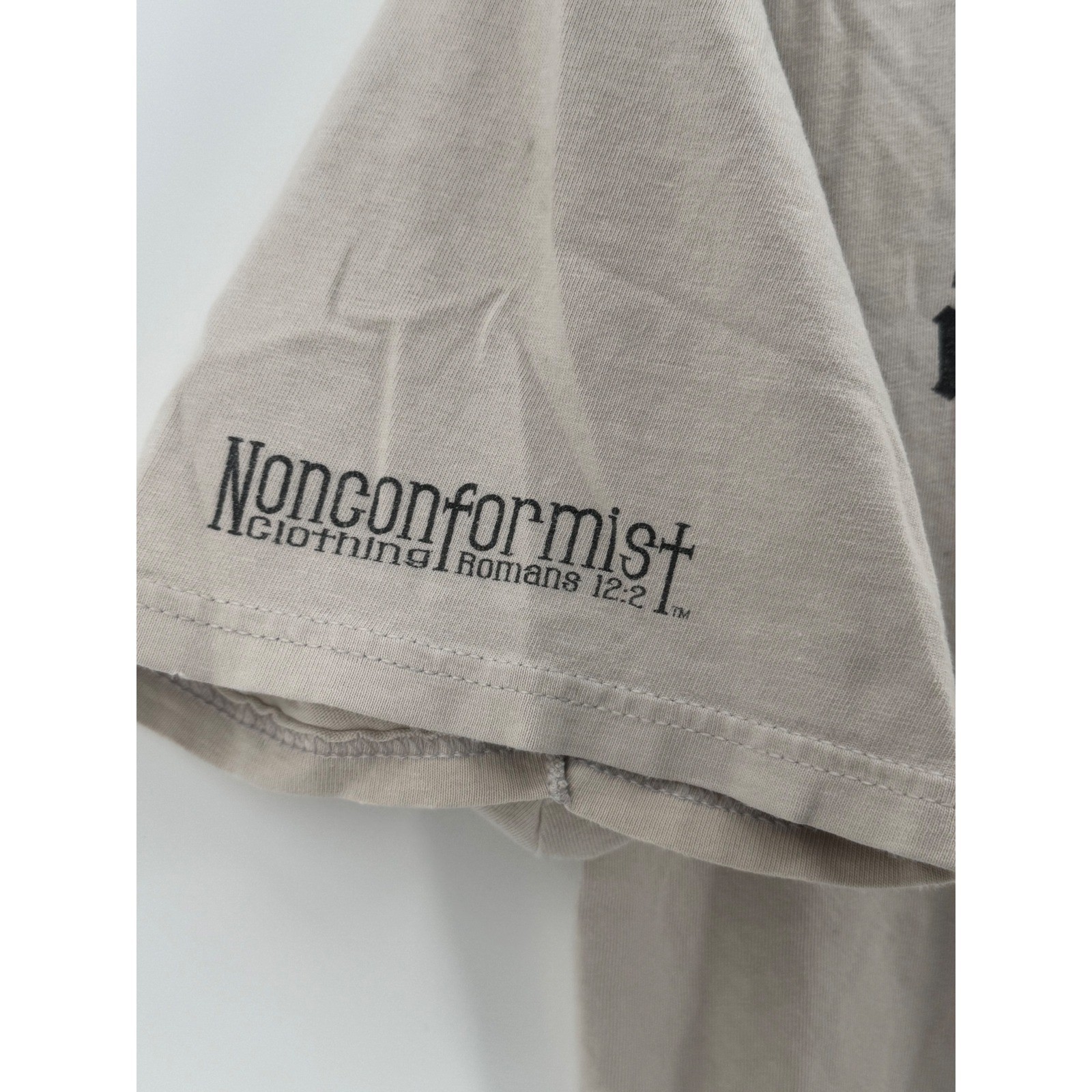 Nonconformist Clothing Romans 12 2 T Shirt Graphic Tee Religious Faith Size L gallery