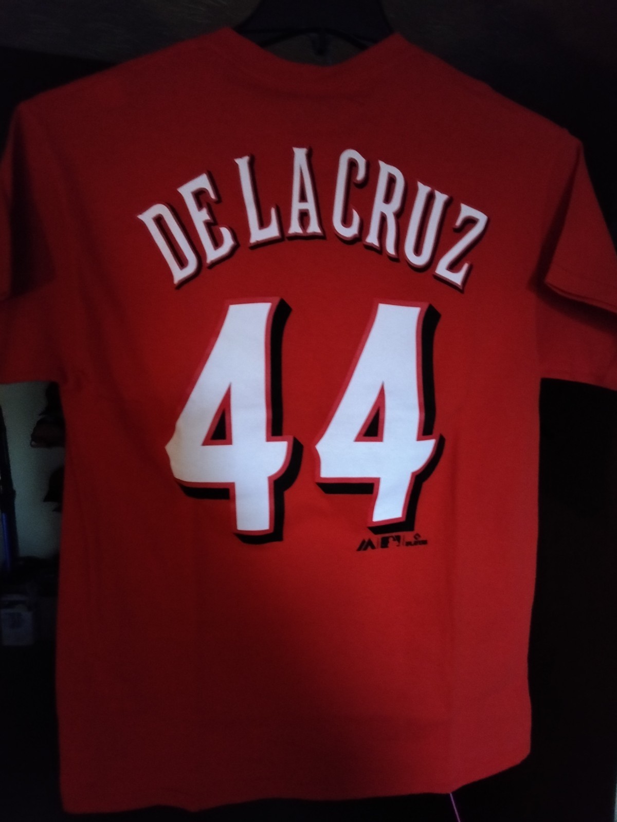 Cincinnati Reds DelaCruz #44 Baseball T Shirt Red MLB Licensed, Medium NWT gallery