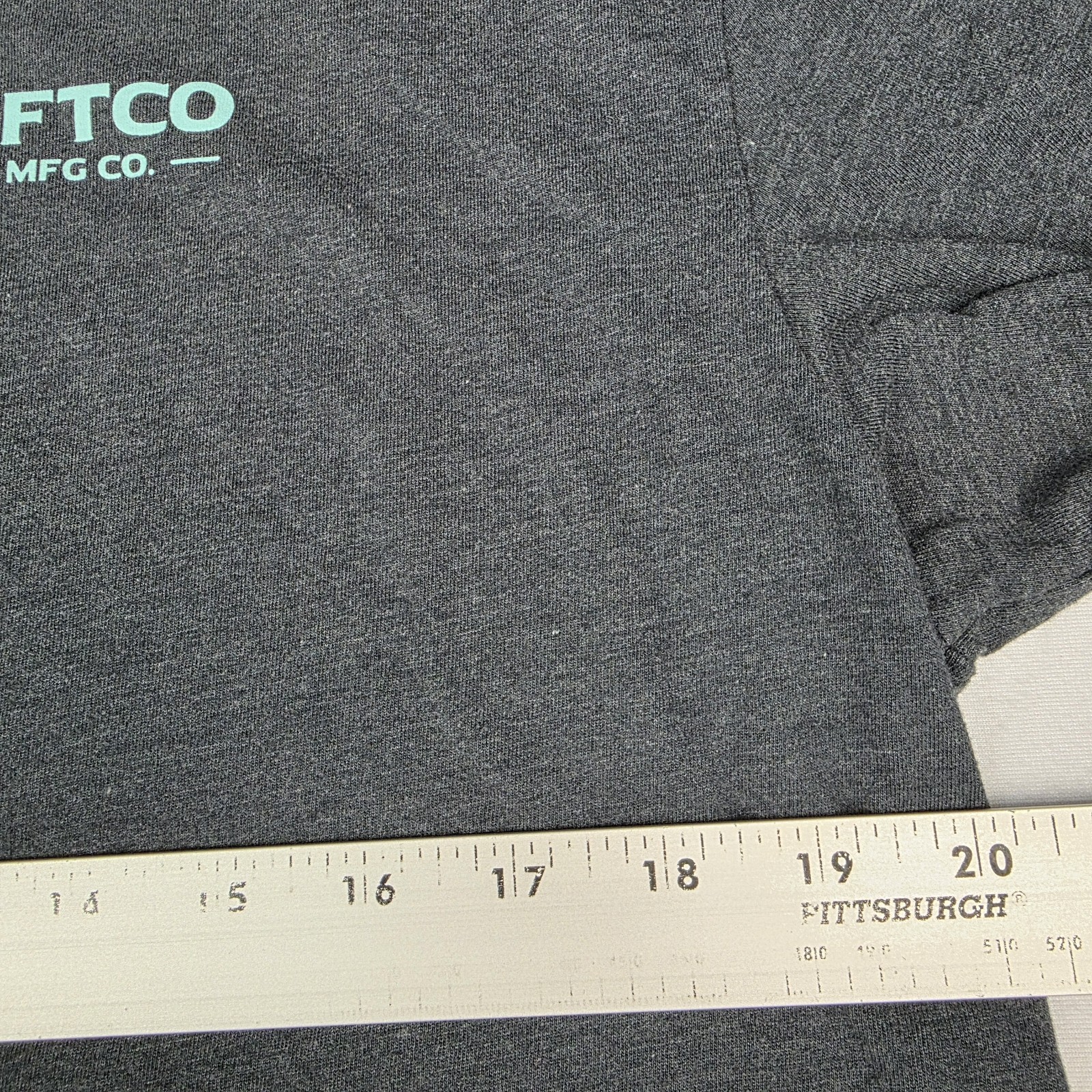 AFTCO Gray Fish Graphic Logo T-Shirt Crew Neck Short Sleeve Men’s L gallery