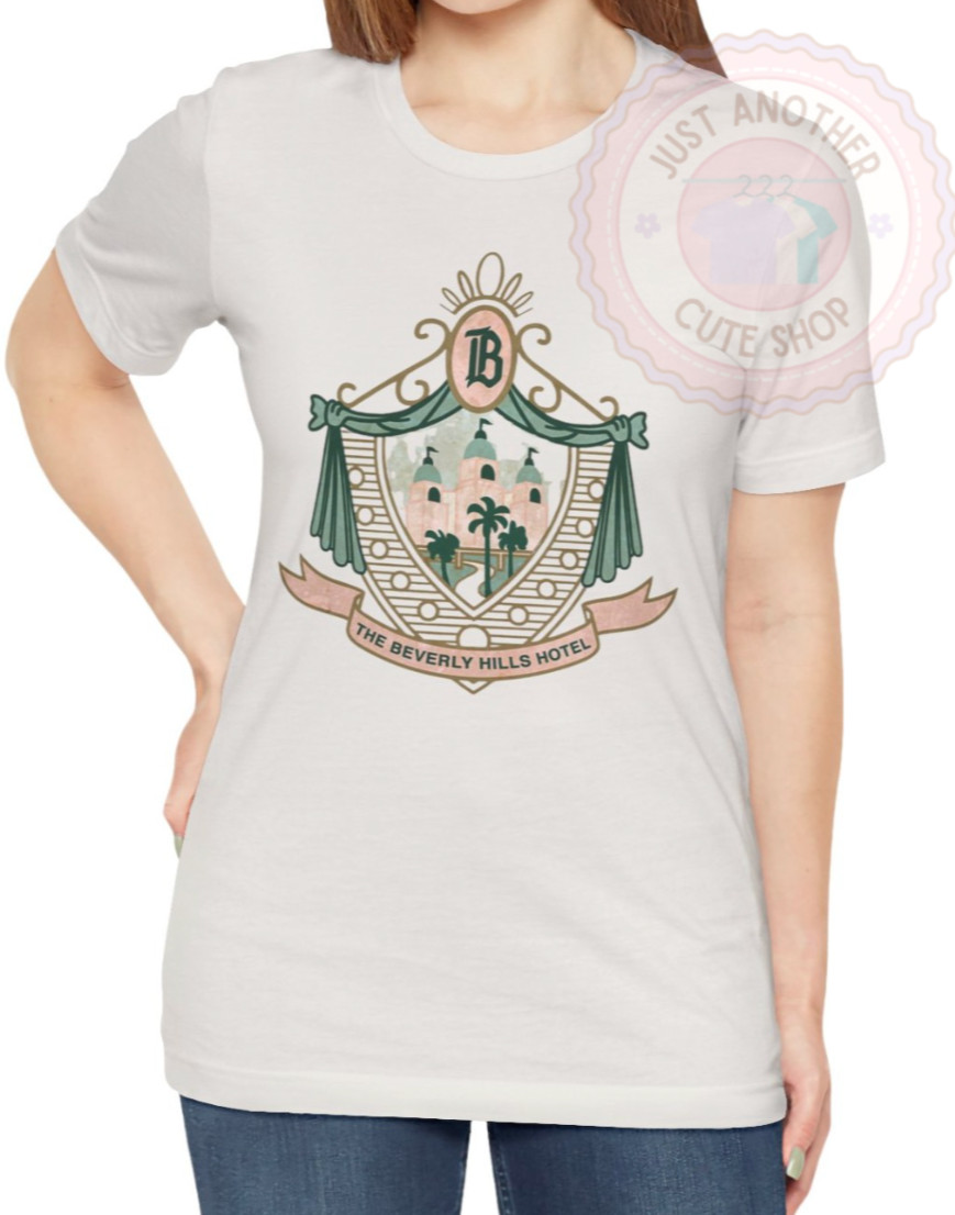 Vintage Beverly Hills Hotel T-Shirt ♡ Pink Palace Logo! California Retro Tee! gallery