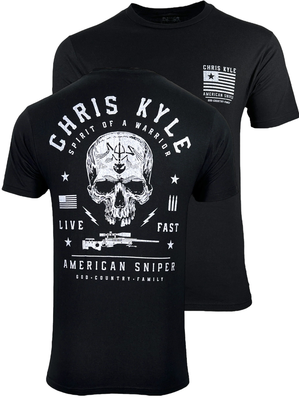 Howitzer Style Men’s T-Shirt Chris Kyle Sniper Military Grunt MFG