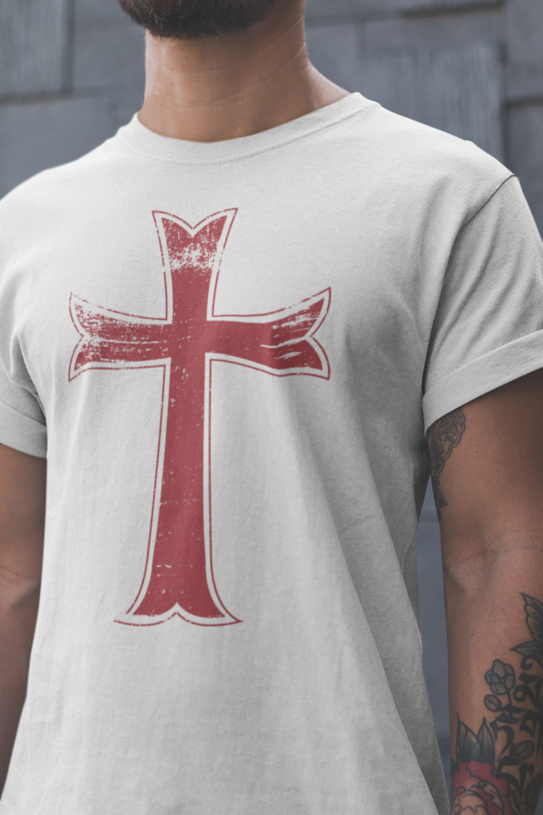 Crusader Cross Knights Christian Jesus Tees Templar Cross Crusader T shrits gallery