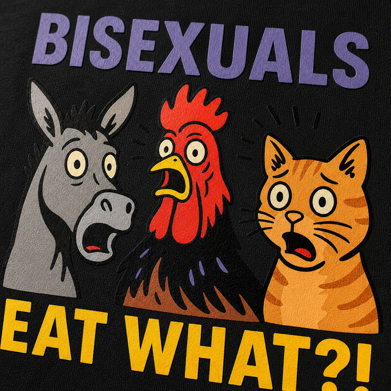 Bisexuals Funny Eat What Animals Gay Pride LGBTQ T-Shirt gallery