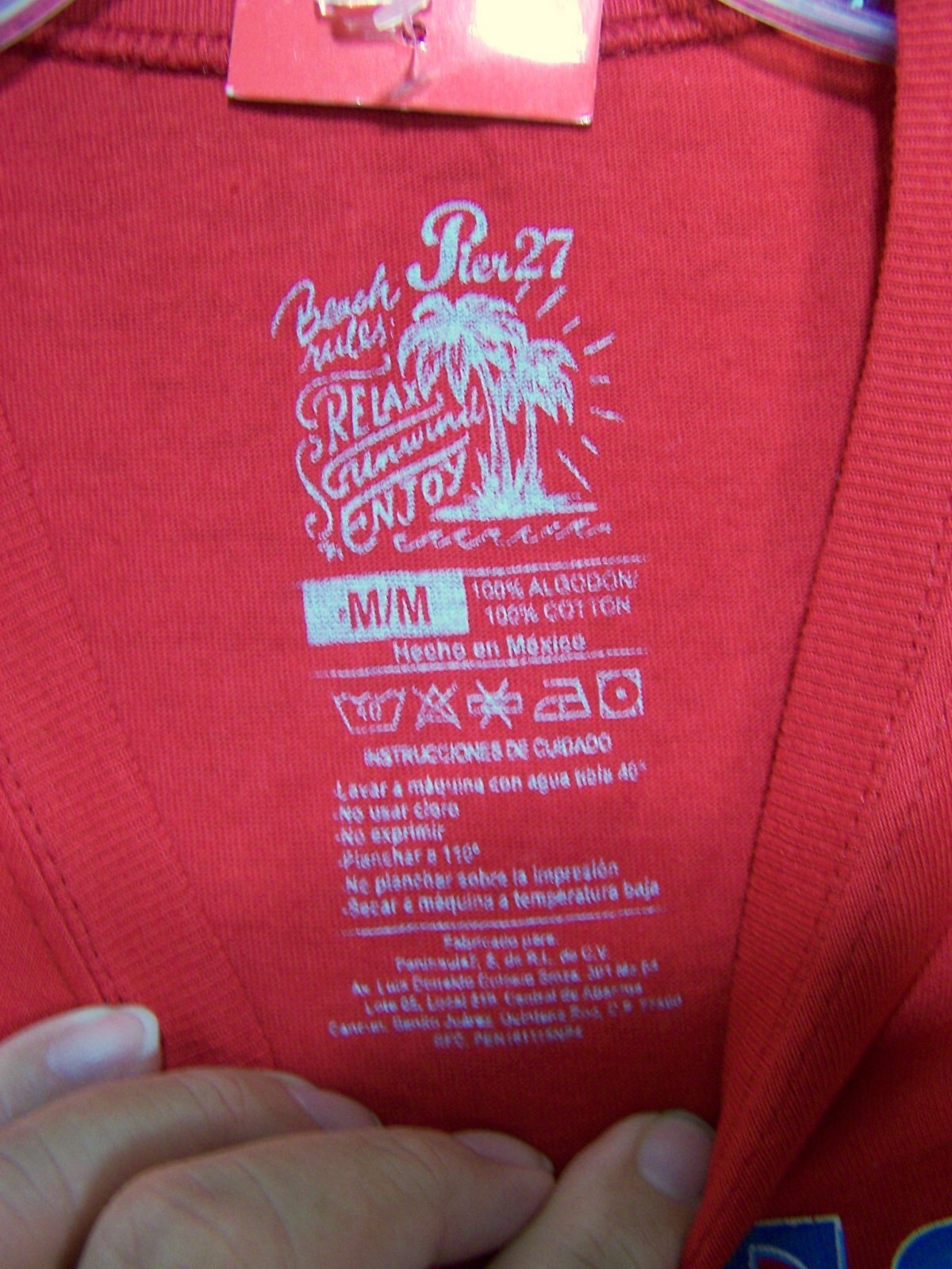 Los Cabos Tank Top Adult Medium Red Graphic Marlin Ocean Beach Outdoor Mens gallery
