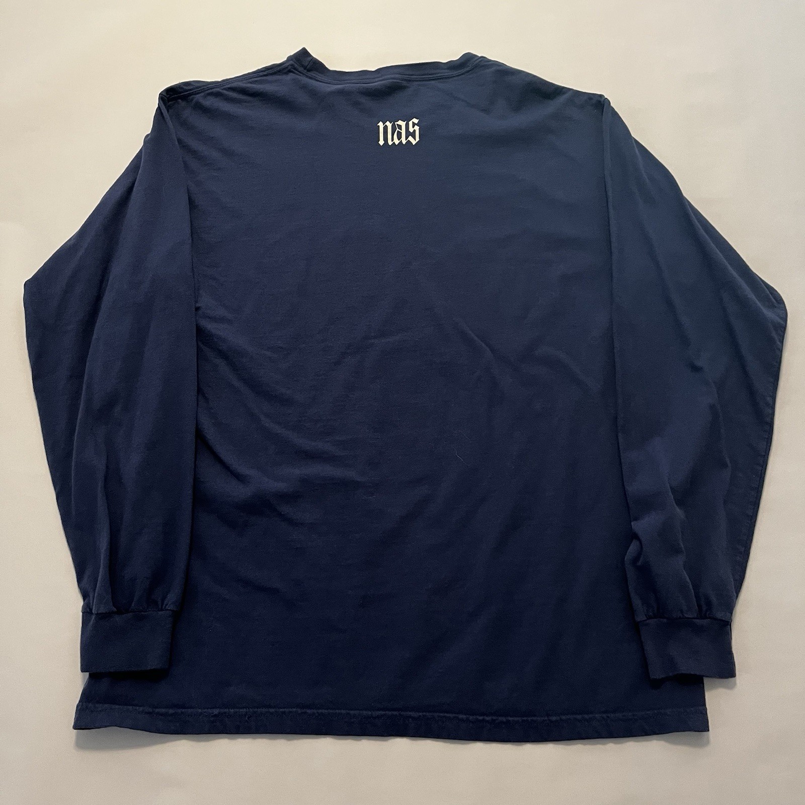 The Thread Shop Blue Long Sleeve Nas N.Y. State of Mind Tee L Made in USA gallery
