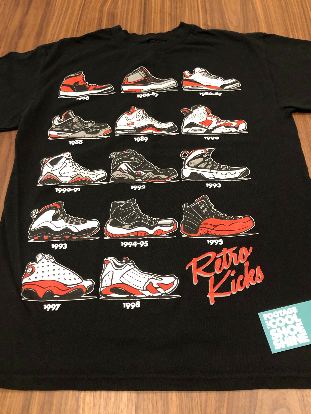 AUTHENTIC CLASSICS AIR JORDAN RETRO KICKS SHIRT 1 2 3 4 5 6 7 8 9 10 11 12 13 14 gallery