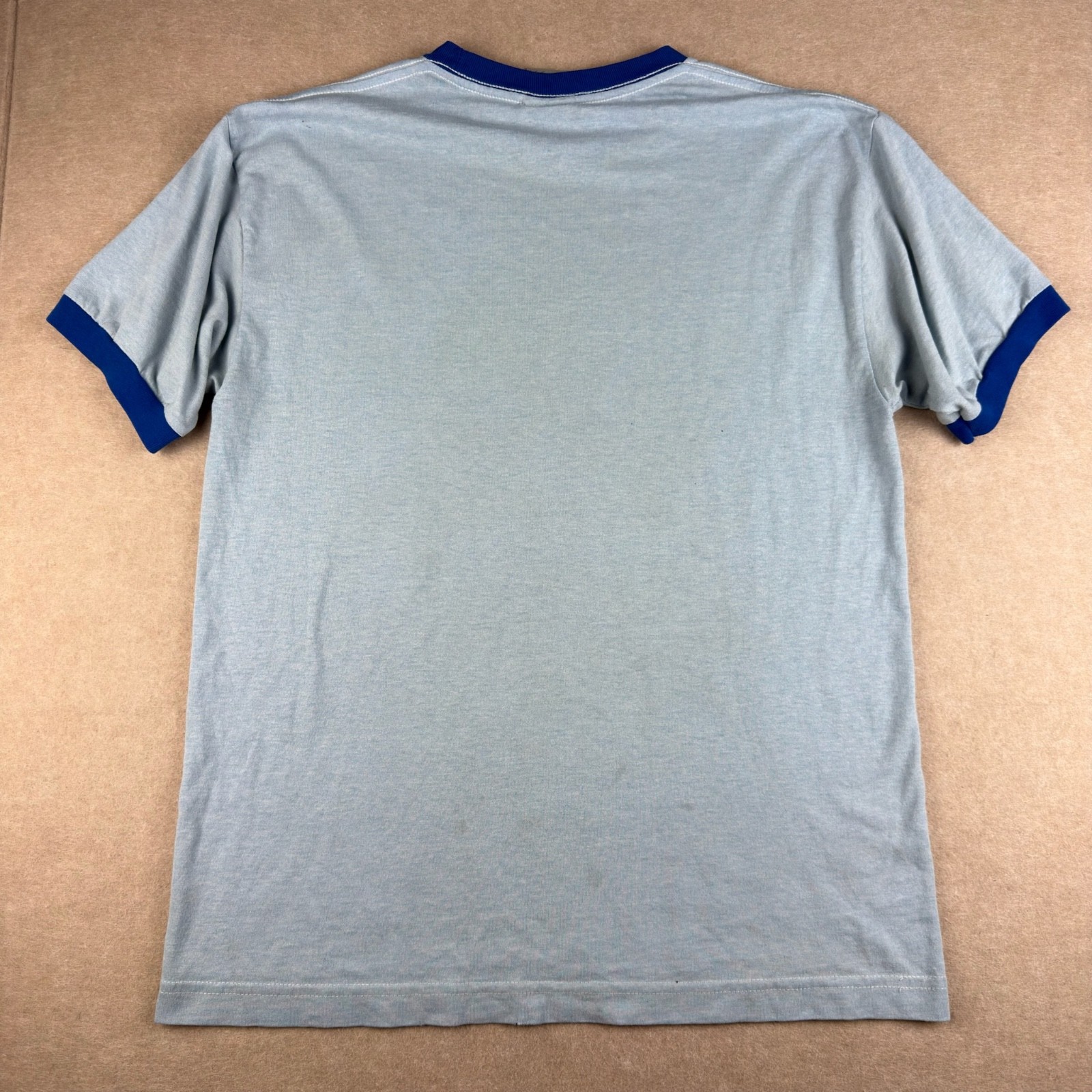 Vintage Tom and Jerry Ringer T-Shirt Mens M Blue Cartoon Thunder Creek USA Made gallery