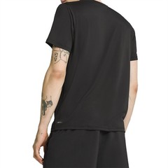 PUMA Train All Day Essentials Solid Cat Crew Neck Short Sleeve Athletic T-Shirt