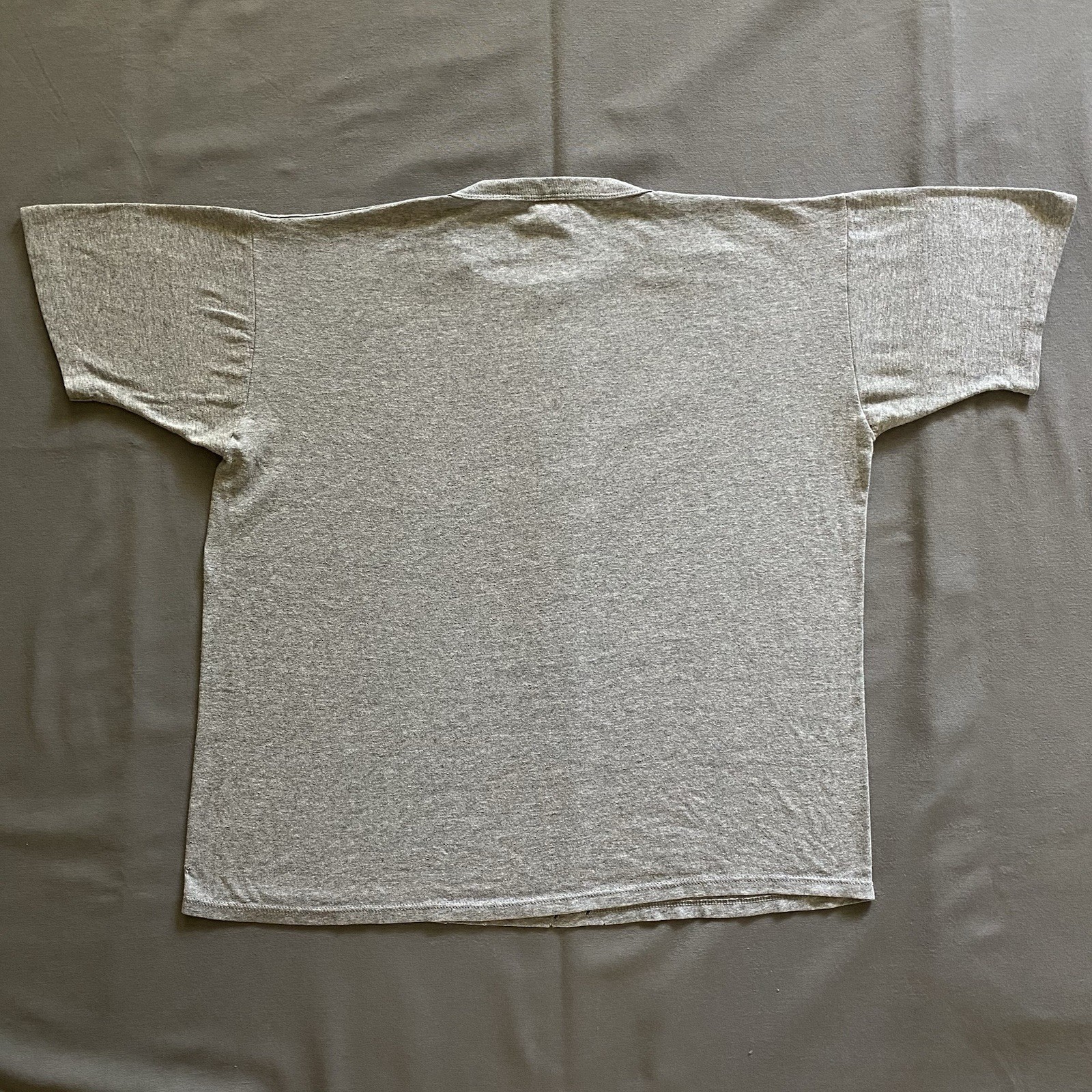 Vintage 1990s Russell Athletic Blank T Shirt Mens XL Gray Short Sleeve 90s USA gallery
