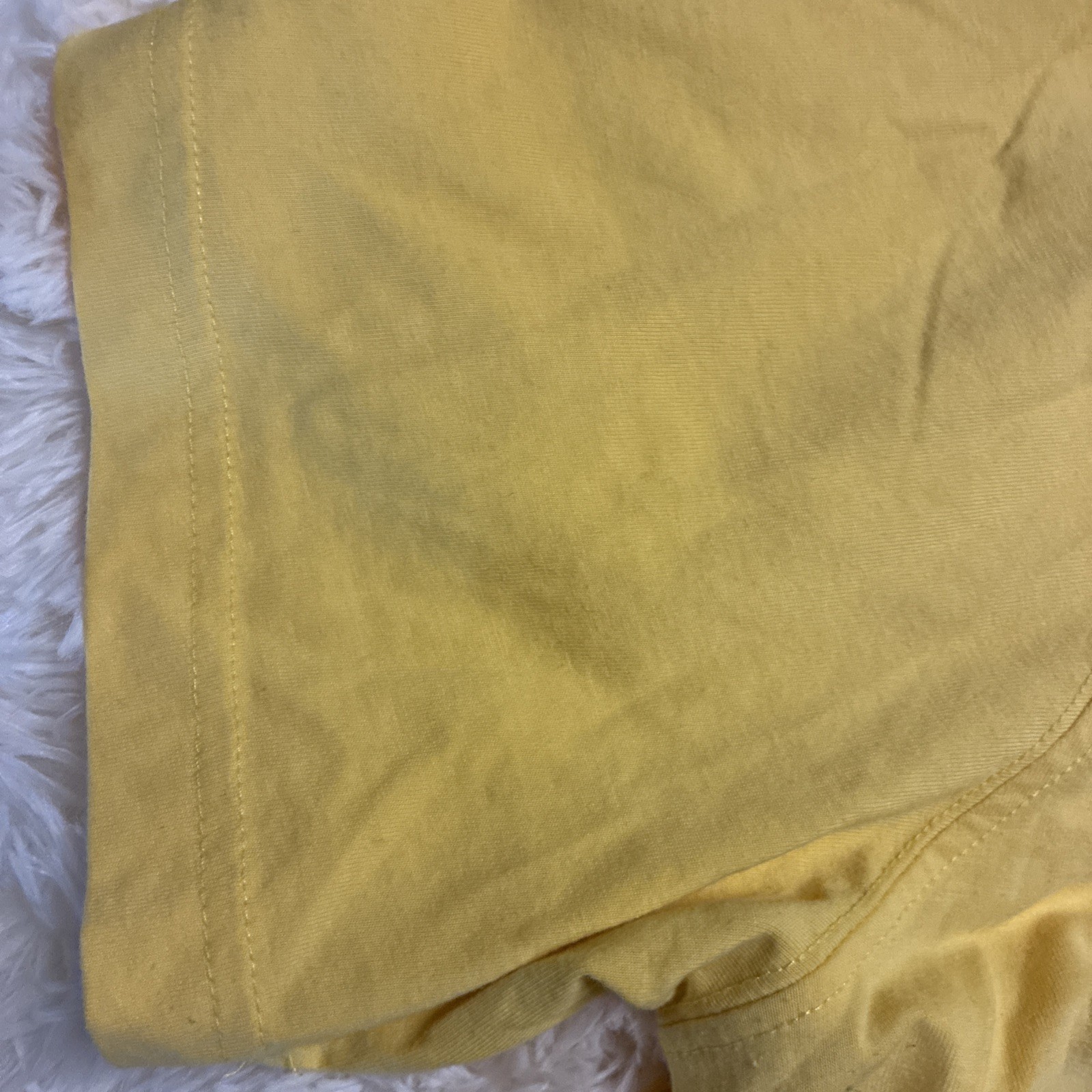 Eddie Bauer ~ Men's Size L Yellow / Rainbow Logo Graphic Short Sleeve T-Shirt gallery