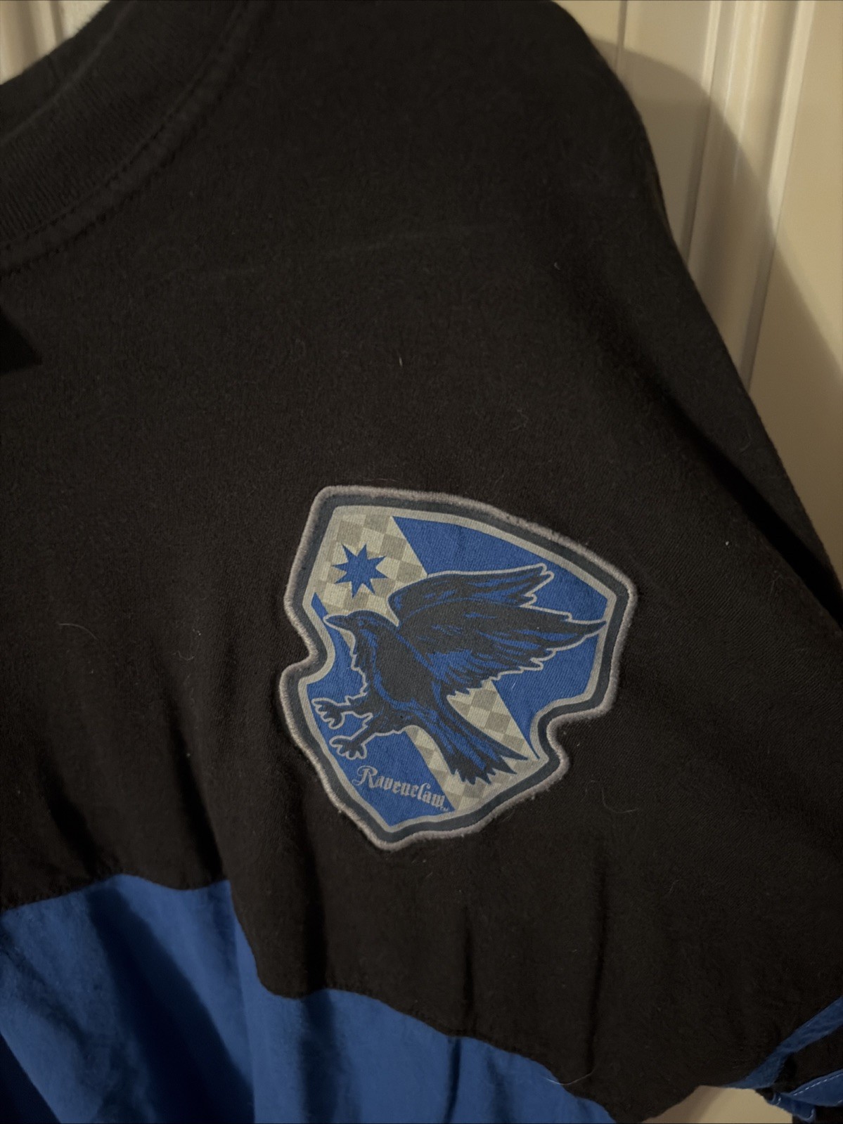 Harry Potter Ravenclaw Lg Long Sleeve Shirt Blue And Black gallery