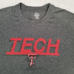Rivalry Threads Gray Texas Tech TECH T Men’s Logo Graphic Shirt Size 2XL Casual