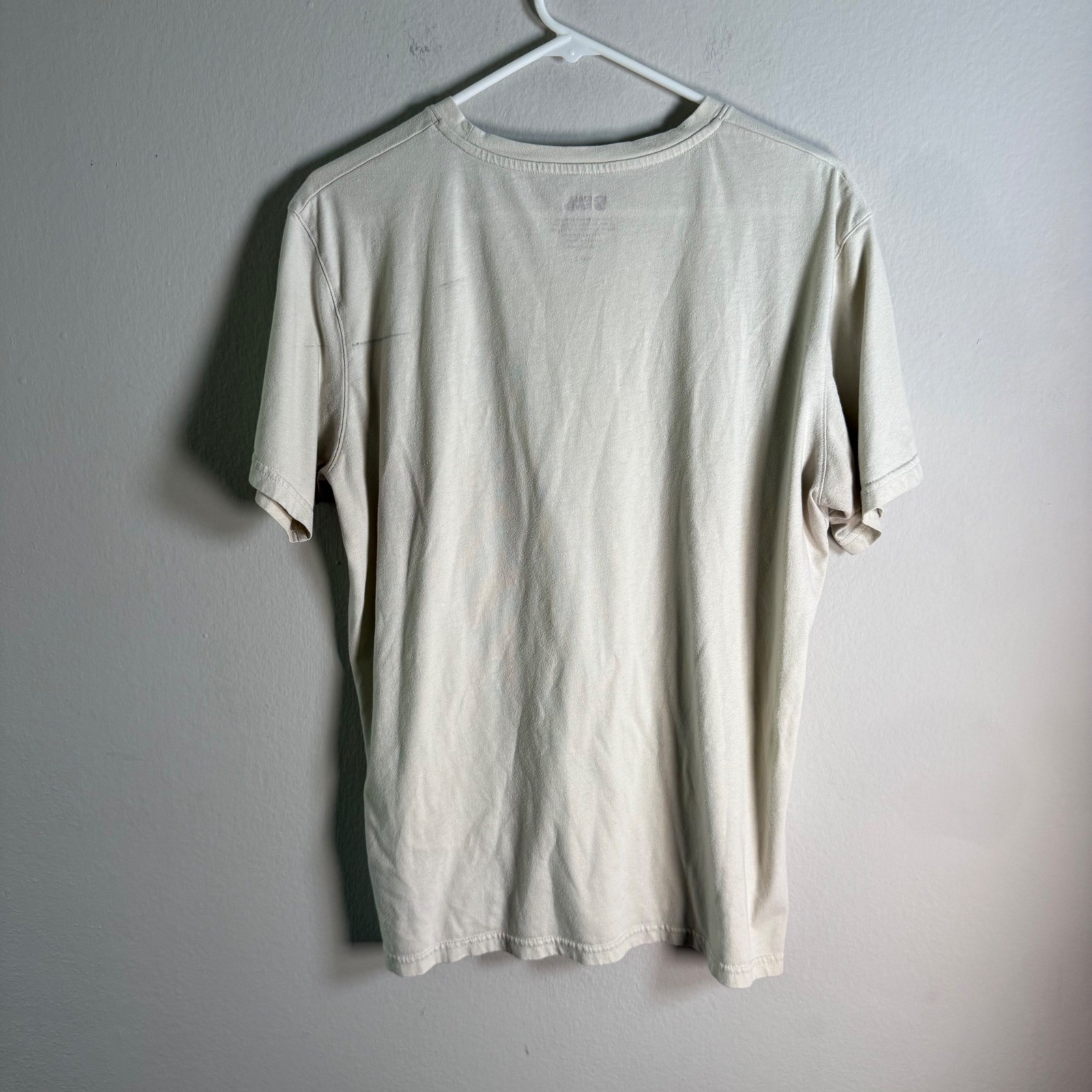 Fjallraven Mens 1960 Logo Graphic T-Shirt Cream Beige Short Sleeve Size L gallery
