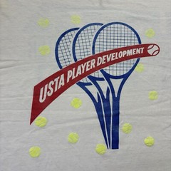 Vintage 90s USTA Tennis Players Development Training Center Shirt Size XL