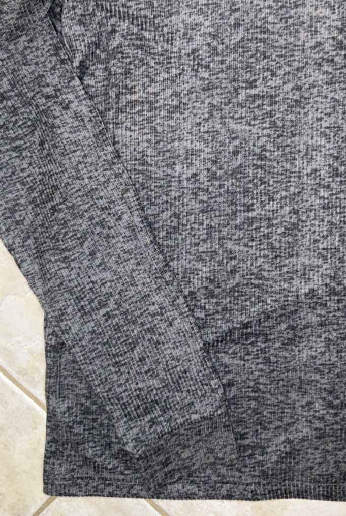 Ted Baker London L/S Rib Crew Loungewear Tee Shirt Mens L Grey Heather NWT gallery