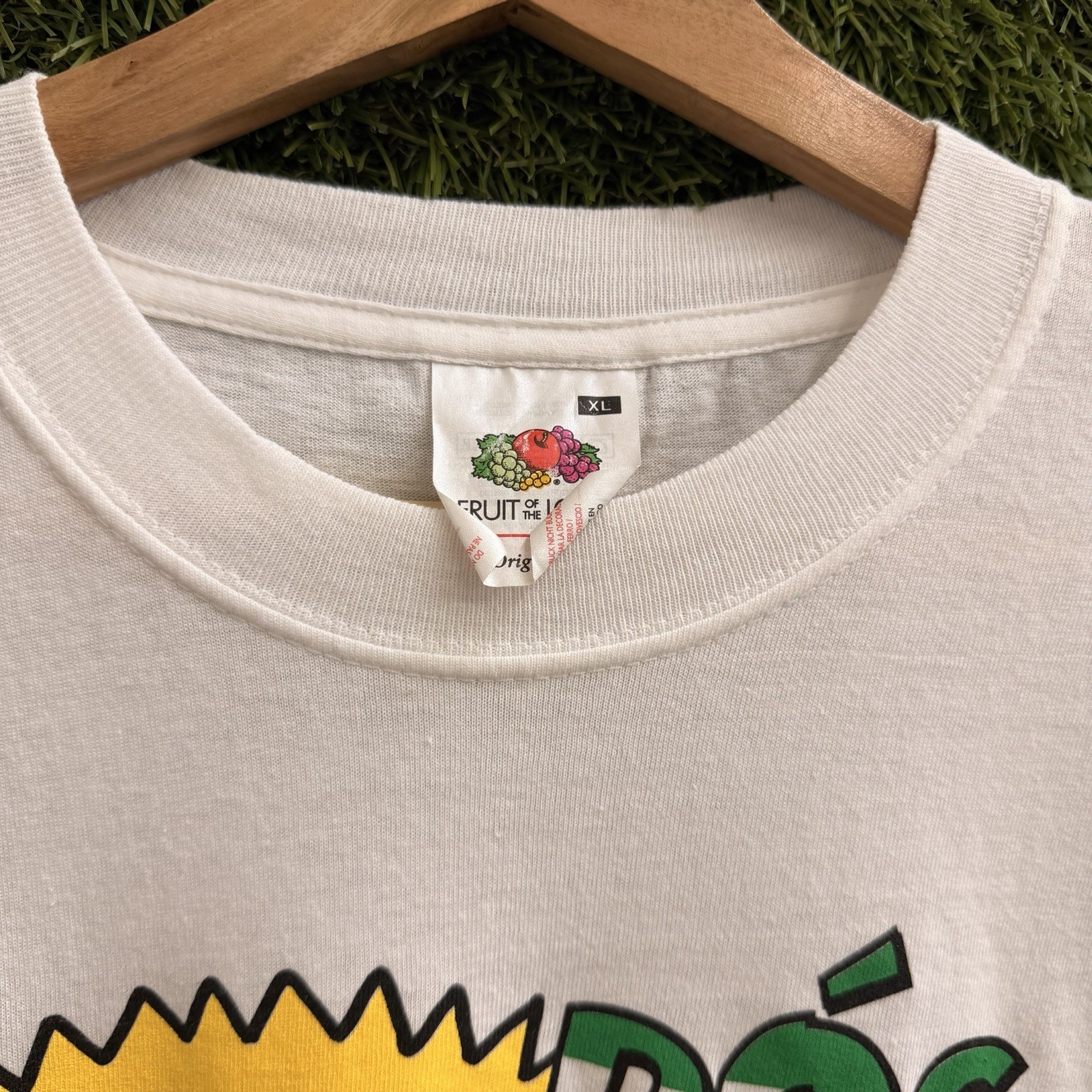 Vintage Bart Simpson Pog Mo Thon Kiss My Ass Ireland Soccer T-Shirt Mens XL 90s gallery