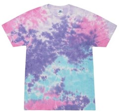 PEACHES – Short Sleeve Reactive Dyed Tee, Brand New Custom Tie Dye T-shirts