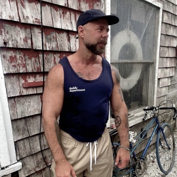 Daddy Department Tank Top Large Gently worn Cotton blend no fabric tag gallery
