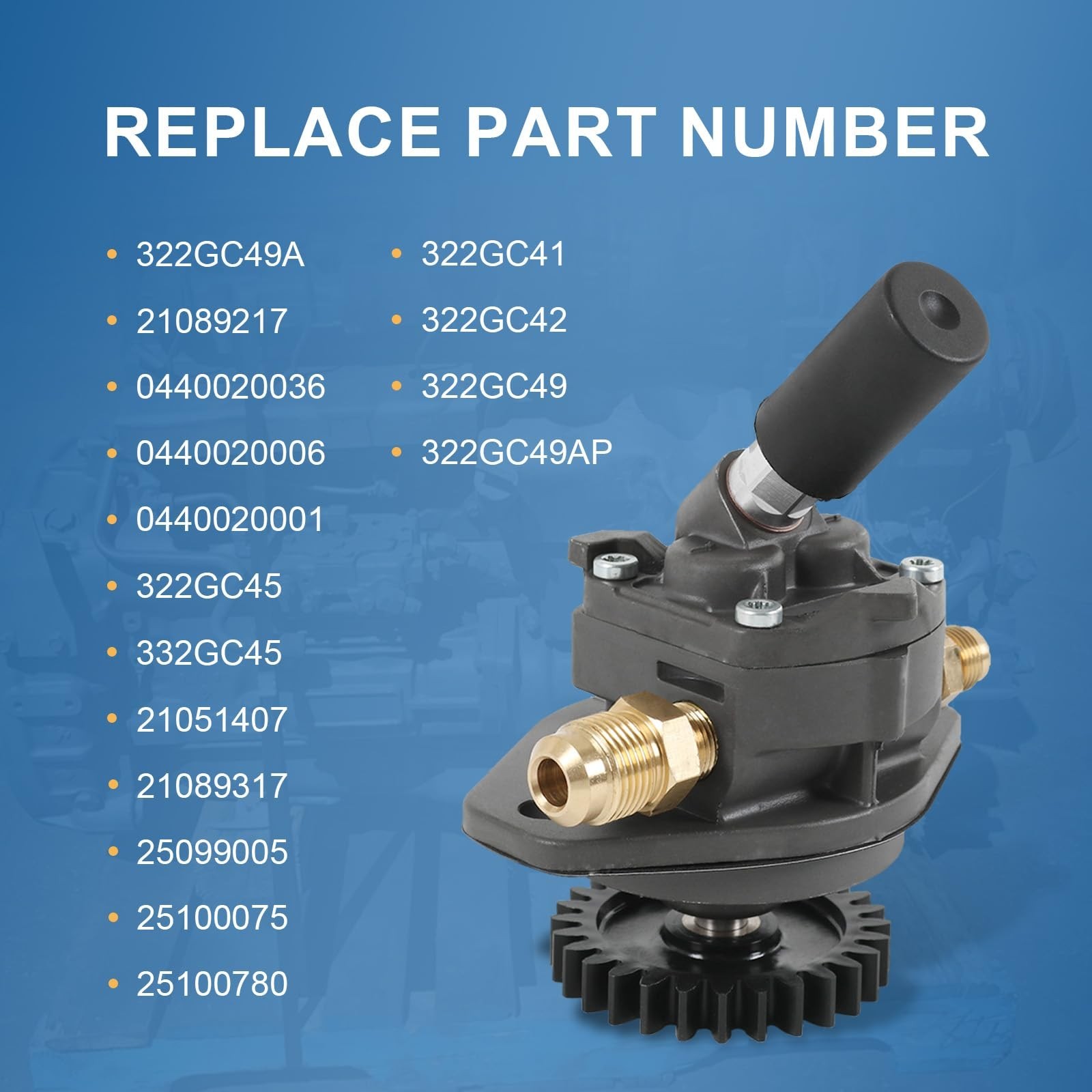 Fuel Supply Pump Compatible with Mack E6 E7 Engine 1997-2006 Replaces # 322GC…
