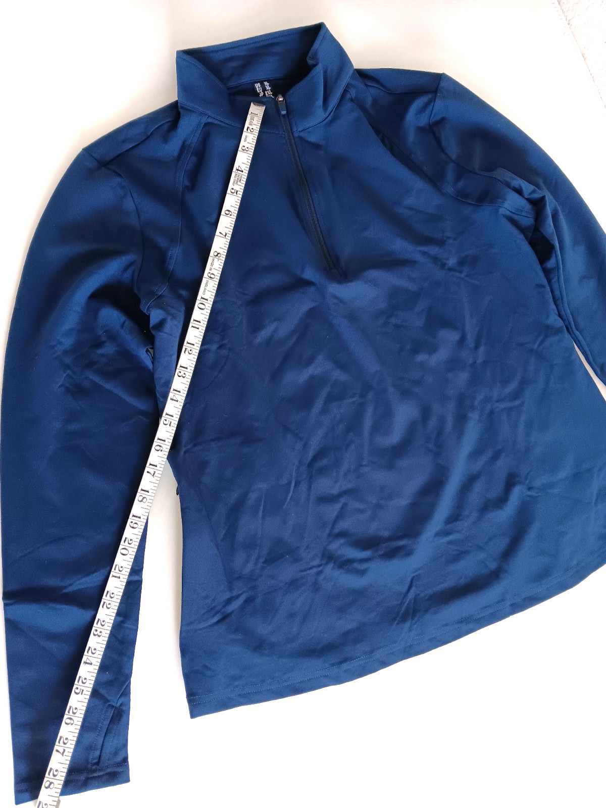 MagcoMsen Men's Navy Blue 1/4 Zip Lightweight Sport Gym Fleece Pullover XL gallery