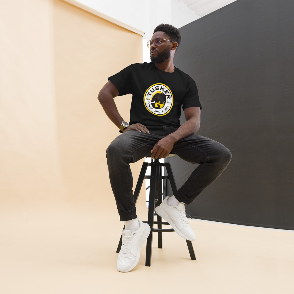 Tusker Men’s Kenya Classic Tee – 100% Cotton, Various Sizes, Trendy Streetwear S