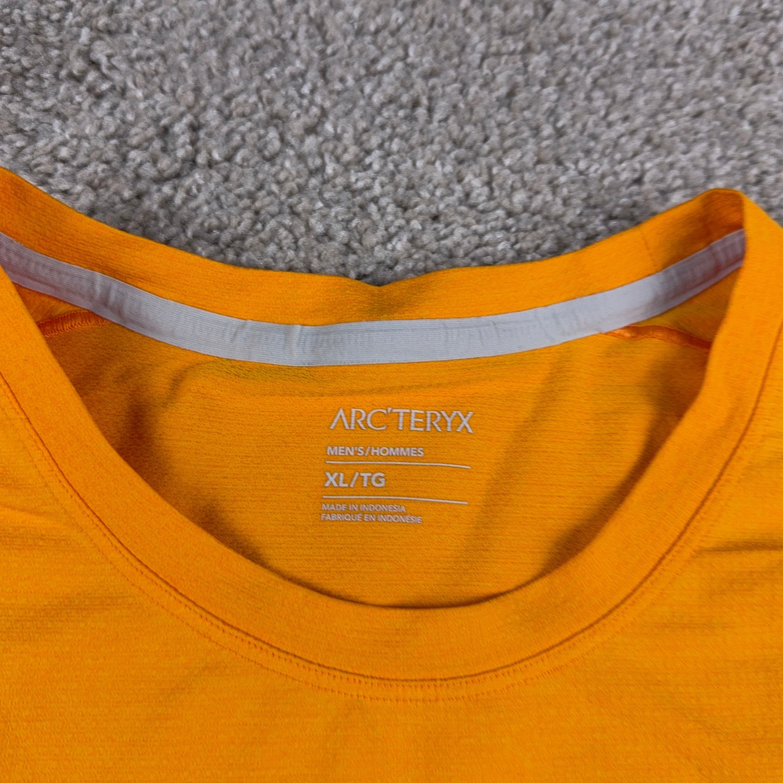 Arcteryx Shirt Mens Extra Large Orange Cormac Crew Hiking Hiker Outdoors Hike gallery