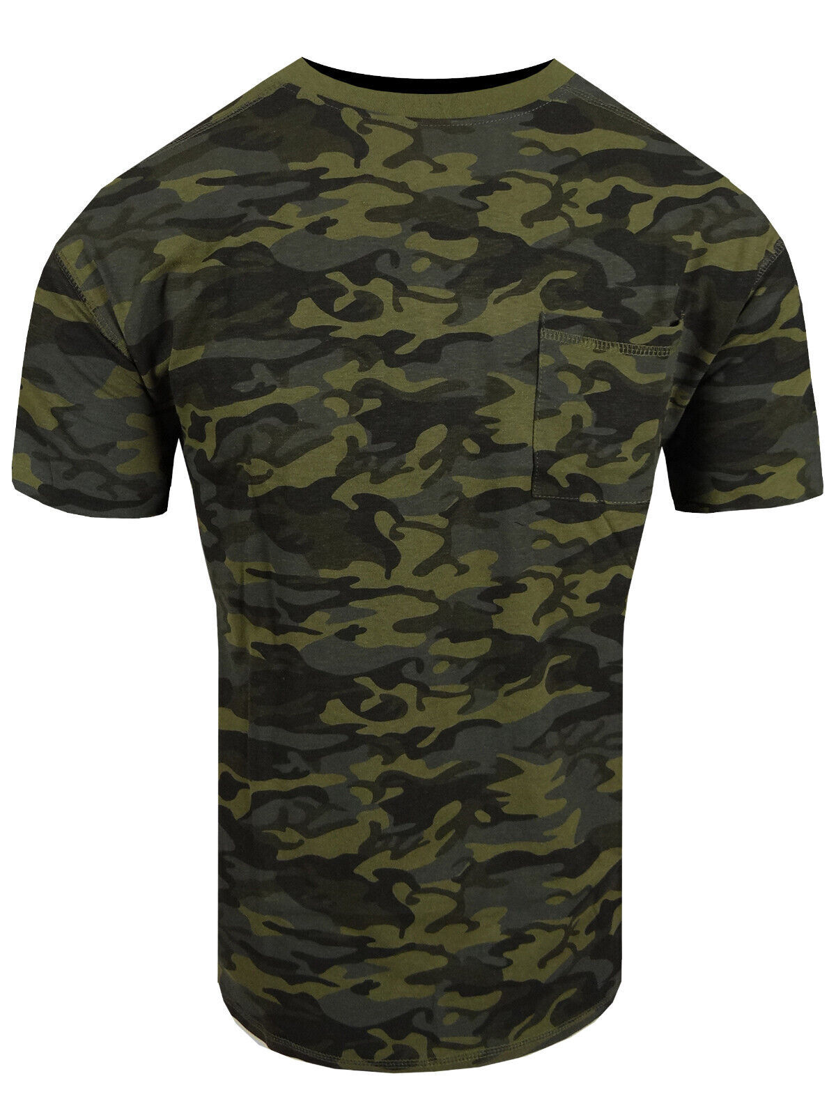 Short Sleeve T Shirt Camo Camouflage Tactical Pocket Tee Shirt TRUE TO SIZE FIT! gallery
