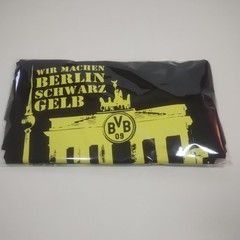 BVB 09 T shirt B&C Collection Size XL Black/Yellow Front/Back Graphic Fussball