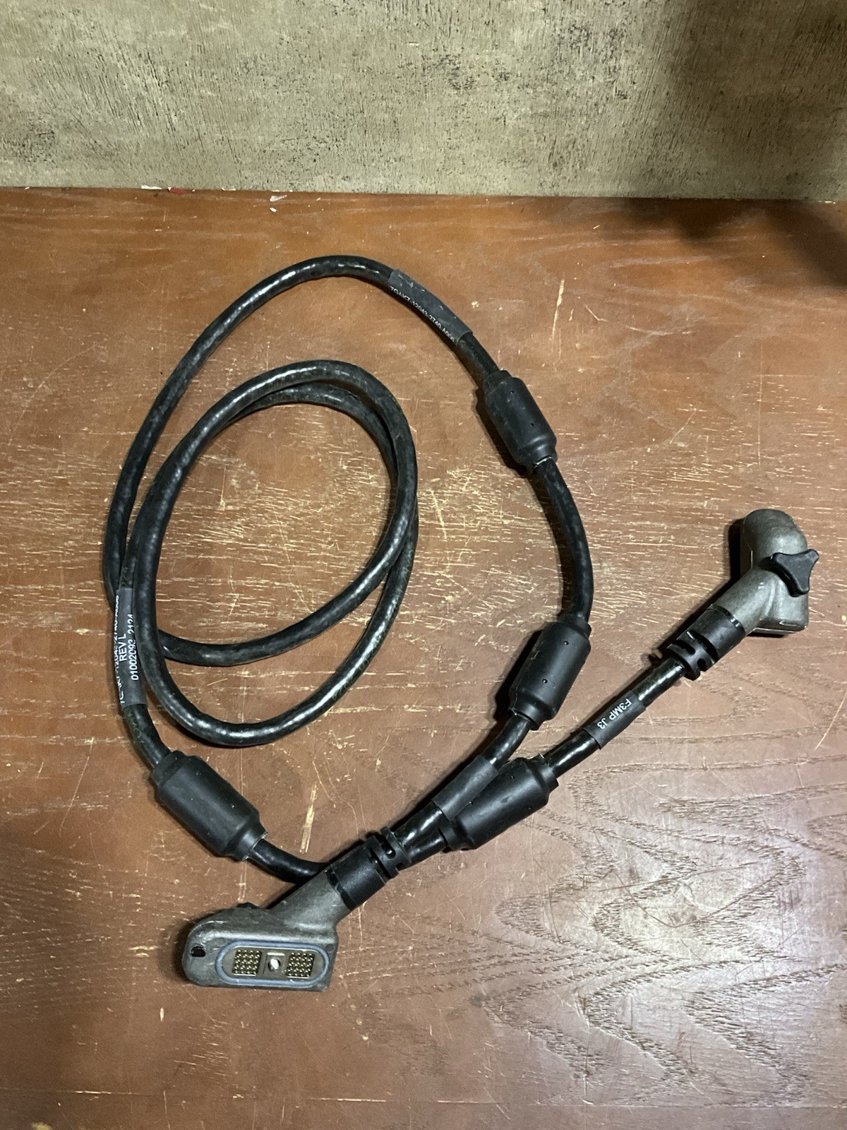 MILITARY RADIO CABLE F3MP J3 SINCGAR WITH KNOBS