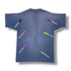 Vintage Extreme Machine Slate Blue Fruit Of The Loom T-Shirt Men’s M