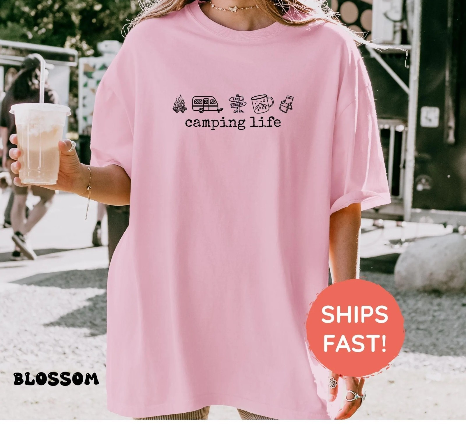 Camping Life Shirts, Camping Shirt, Camper Shirt, Happy Camper T-Shirt gallery
