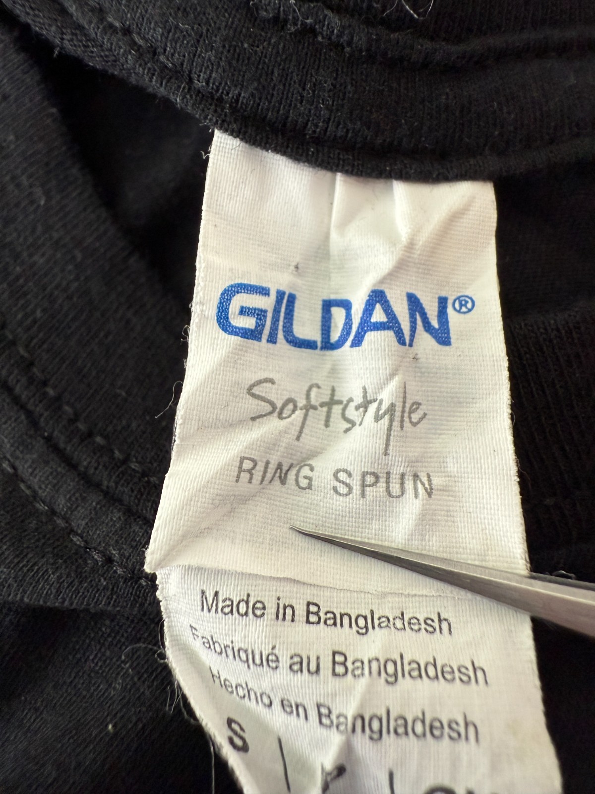 Gildan T-Shirt Black Harry Potter Spells Cotton Small S 34-36 in vintage 2000s gallery