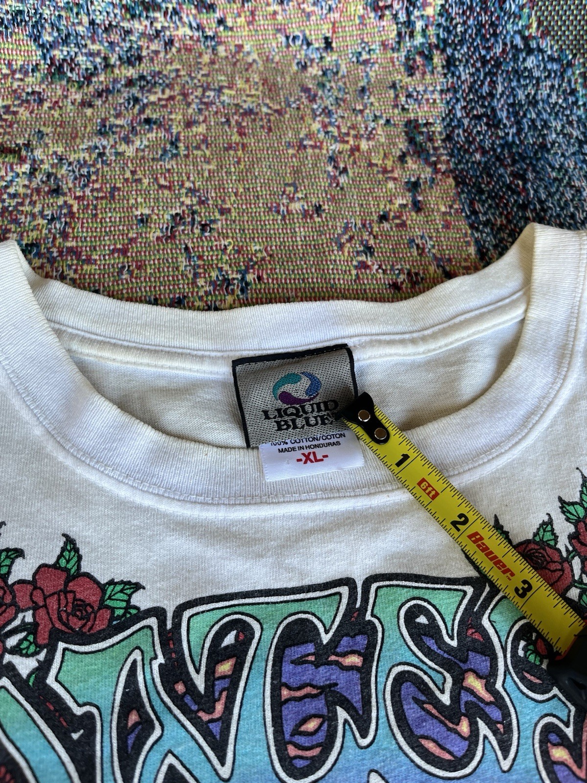VINTAGE 2000’s GRATEFUL DEAD T-SHIRT LIQUID BLUE SEASONS OF THE DEAD TIE DYE XL gallery