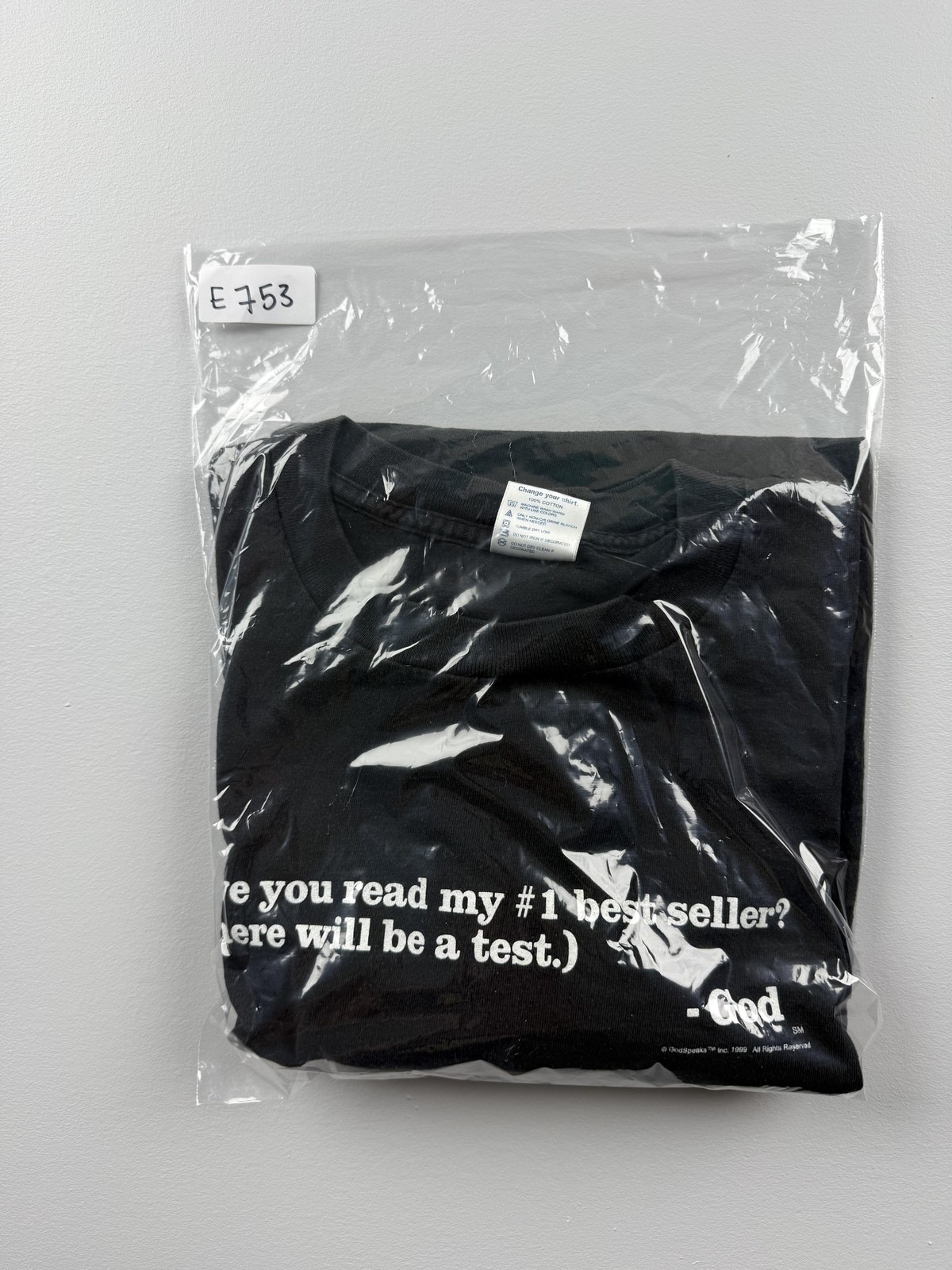 Vintage 1999 Delta Shirt Mens 2XL Black GodSpeaks Best Seller Tee Christian gallery