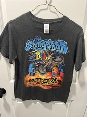 SpongeBob Moto-x Pro- Series Shirt Size Small
