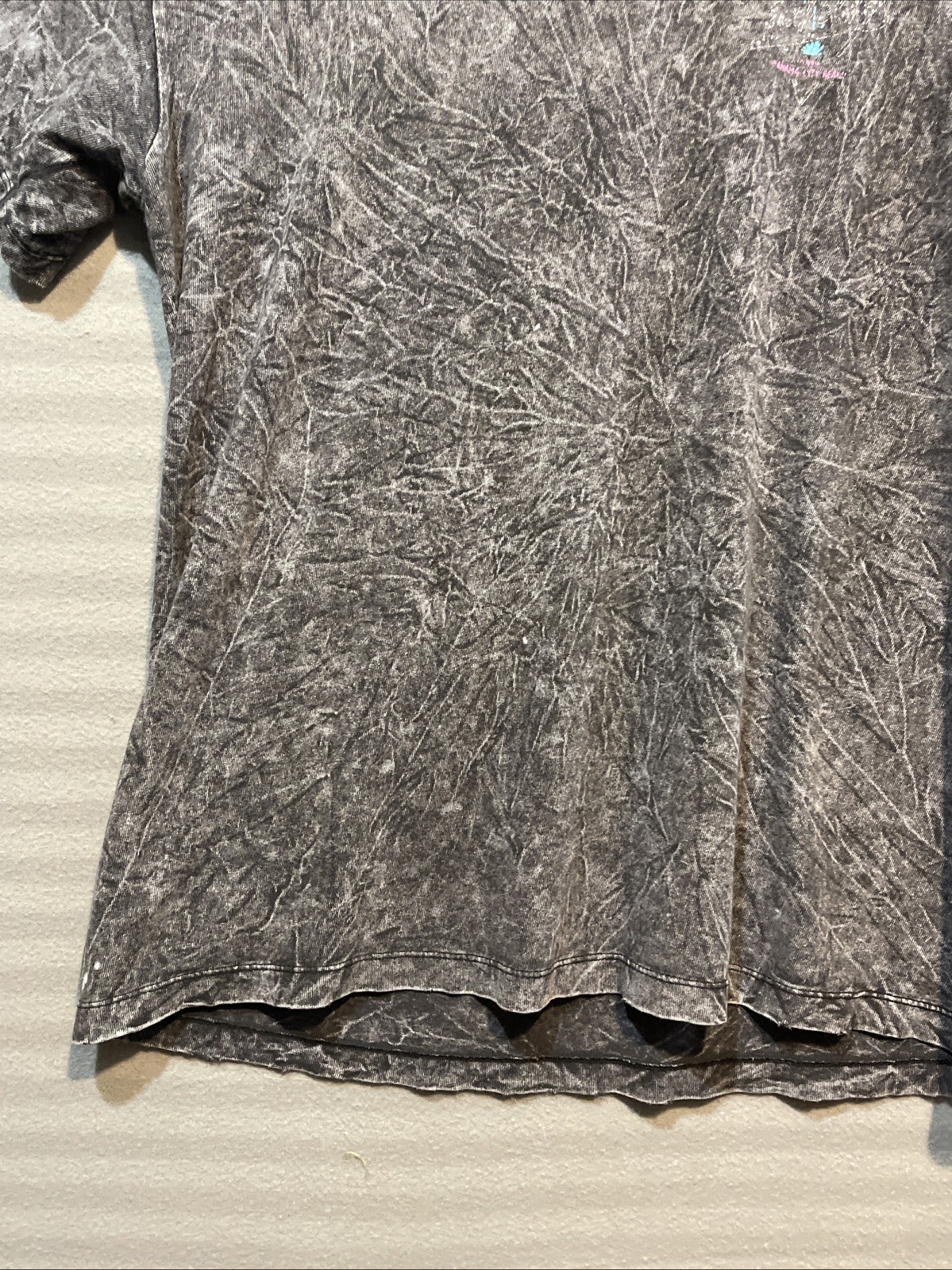 Vtg Surf Style Panama City Beach FL T-Shirt L Palm Tree Graphic Acid Wash Gray gallery